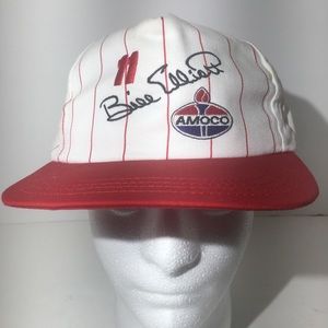 Vintage Amoco Bill Elliott Racing Pinstripe hat